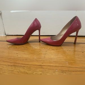 Jimmy Choo pink patent heels